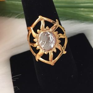 - Sun Ring-For Women’s In 18K Gold Filled Size #10
